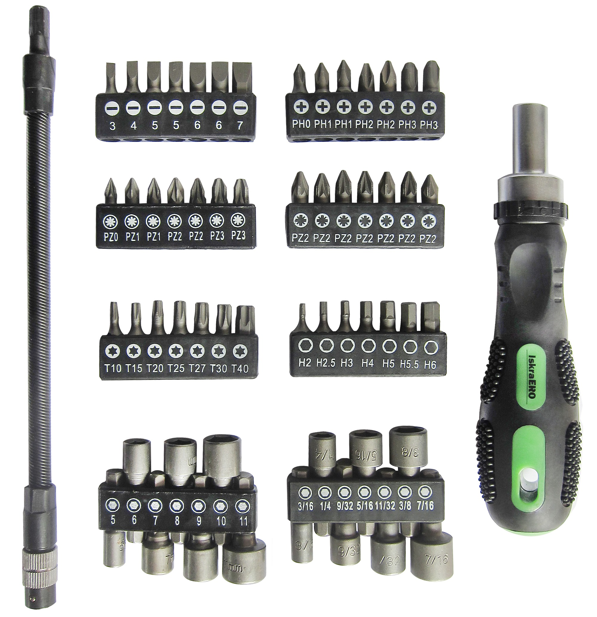 Set vijačnih nastavkov HTS-58